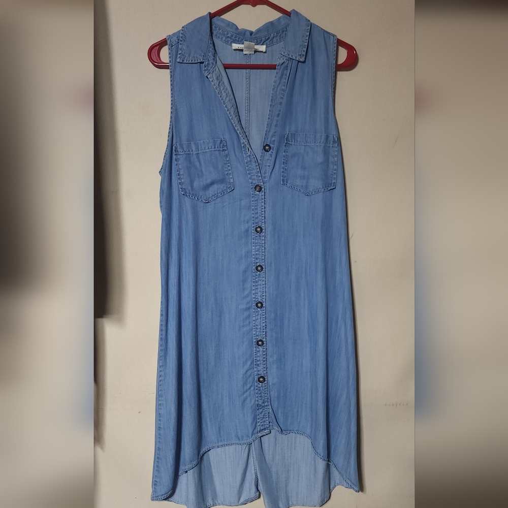 Karen Kane Denim Blue Dress
